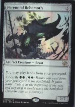 Perennial Behemoth - The Brothers' War: #202, Magic: The Gathering Lp C288 - Image 1