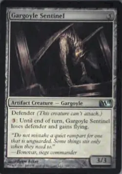 Gargoyle Sentinel - Magic 2011 (M11): #207, Magic: The Gathering Nm C264 - Image 1