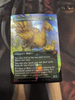 Traveling Chocobo (Borderless) (Chocobo Track Foil) Final Fantasy Foil - Image 1