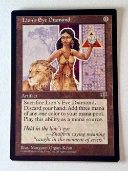 Magic the Gathering Mirage Lion's Eye Diamond Near Mint! - Image 1