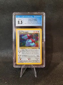 VERY NICE CGC 8.5 Pokemon 2000 Cool Porygon Holo Black Star Promo #15 STADIUM - Image 1