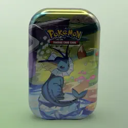 NEW Pokemon Prismatic Evolutions Mini Tin Vaporeon Scarlet Violet Factory Sealed - Image 3