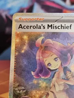 Clean/PSAU 👀 Acerola's Mischief 183/132 SIR NM/M Pokemon TCG Mega Evolutions - Image 5