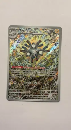 Pokemon TCG Magneton SVP 159 Black Star Promo Surging Sparks Full Art Rare - Image 1