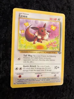 Eevee 51/65 Pokemon TCG Regular Base Jungle Set Unlimited NM - Image 3