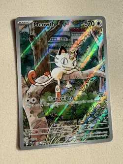 Meowth 106/094 - Pokemon TCG Phantasmal Flames Illustration Rare - NM - Image 1