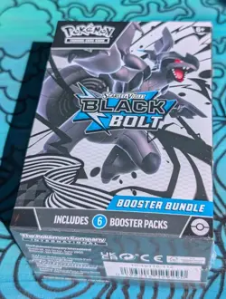 Pokemon Scarlet & Violet Black Bolt Booster Bundle Box - 6 Booster Packs - Image 1