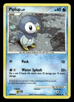 Pokemon Piplup - 93/130 (Cosmos Holo) Promo MP Holo - Image 1