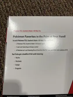 Pokemon 151 Sam’s Club Mini Tins Collection Box - Set of 2 8 Tins SEALED 16packs - Image 5