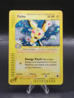 Pokemon Expedition Base Set Pichu Holo Rare 🔥🔥 22/165 Minty 🌀 - Image 1