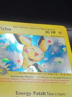 Pokemon Expedition Base Set Pichu Holo Rare 🔥🔥 22/165 Minty 🌀 - Image 4