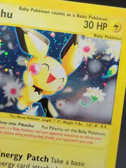 Pokemon Expedition Base Set Pichu Holo Rare 🔥🔥 22/165 Minty 🌀 - Image 5