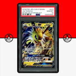 Pokemon PSA 10 Jolteon GX Holo 013/038 Starter Deck smI Japanese - Image 1