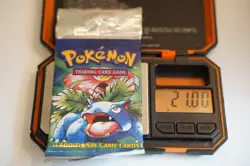 21.00g Pokemon Base Set Booster Pack Unlimited Venusaur WOTC TCG Vintage Sealed - Image 1