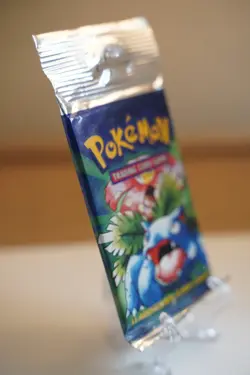 21.00g Pokemon Base Set Booster Pack Unlimited Venusaur WOTC TCG Vintage Sealed - Image 5