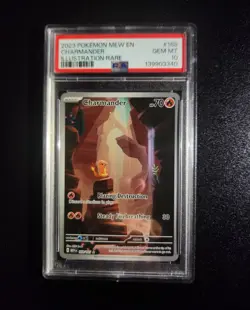 PSA 10 Charmander IR 168/165 Pokemon 151 Scarlet & Violet 2023 ENGLISH GEM MINT - Image 1