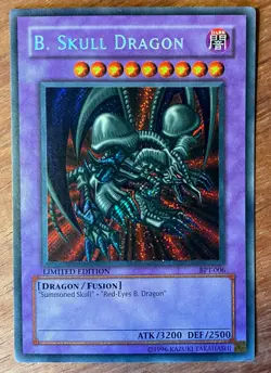 Yu-Gi-Oh Black Skull Dragon Secret Rare 2002 Collector's Tin BPT-006 Collectible - Image 1