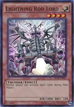 Lightning Rod Lord - SECE-ENS09 - Super Rare - Limited Edition x1 - Lightly Play - Image 1