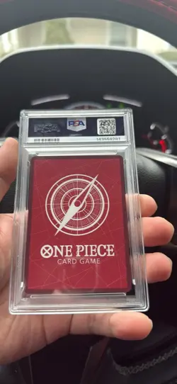 Namco One Piece CCG Monkey D. Luffy Leader Foil Dodgers Night EB02-010 PSA 10 - Image 2