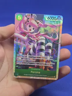 One Piece The Azure Sea’s Seven Perona OP14-033 Super Rare SR NM - Image 2