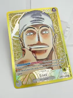 2023 One Piece Awakening of the New Era Enel Alt Art Leader OP05-098 NM - Image 2