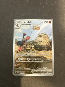Pokemon TCG Mudsdale Illustration Rare Card 175/162 Temporal Forces - Image 1