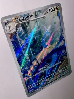 Dragonair 181/165 Pokemon 151 Scarlet & Violet Illustration Rare TCG Card - Image 3