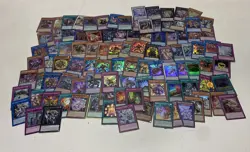 Mixed Rare Holographic YU-GI-OH! TCG and CCG Trading Cards Bundle (Set Of 100) - Image 1