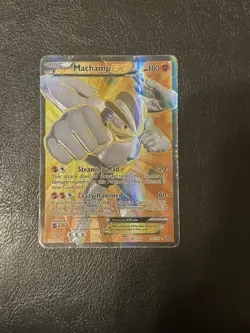 Machamp EX 90/98 XY Ancient Origins Pokemon Card Ultra Rare Full Art Holo 90/98 - Image 1