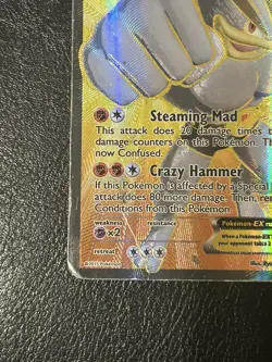 Machamp EX 90/98 XY Ancient Origins Pokemon Card Ultra Rare Full Art Holo 90/98 - Image 3