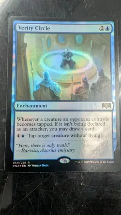 Verity Circle Ravnica Allegiance Foil magic Card MTG - Image 1
