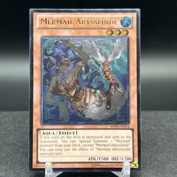 Mermail Abysslinde ABYR-EN014 Ultimate Rare Yugioh Card - Image 1