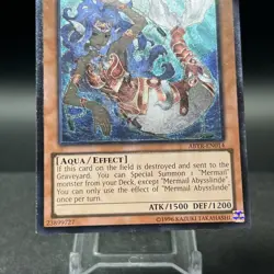 Mermail Abysslinde ABYR-EN014 Ultimate Rare Yugioh Card - Image 2