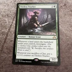 Tireless Tracker - Shadows Over Innistrad - MTG Magic the Gathering - LP - Image 1