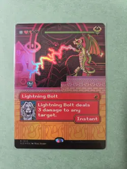 Lightning Bolt - 1822 (Rainbow Foil) - Secret Lair Drop Series - NM - MTG - Image 1