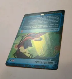 MTG Foil Rhystic Study NM Unplayed Wilds of Eldraine: Enchanting Tales - Image 3