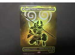 Aang, Swift Savior (Borderless) (Neon Ink Foil) Avatar: The Last Airbender Foil - Image 1