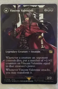 Vincent Valentine (Borderless) (Surge Foil) Final Fantasy Foil - Image 1