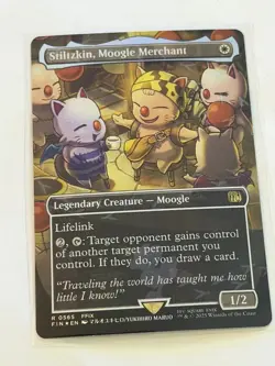 Stiltzkin, Moogle Merchant Borderless Final Fantasy Chocobo Track Foil 565 - Image 1