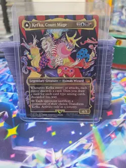 MTG Final Fantasy Kefka Court Mage Ruler of Ruin 0322 Borderless Non-foil - Image 1