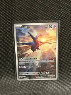 Pokemon Latios 203/191 Sv08: Surging Sparks Illustration Rare Holo English Card - Image 1