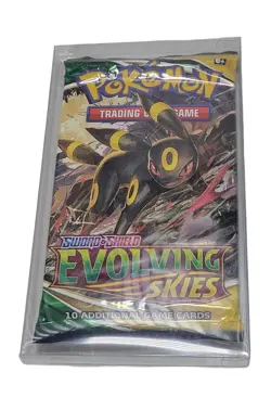 Pokemon Sword & Shield Evolving Skies Trading Card Sealed Booster Pack 820650808777 - Image 1