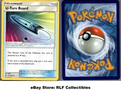 2019 Pokemon, S&M Unified Minds, #211/236 U-Turn Board, Uncommon - Image 1