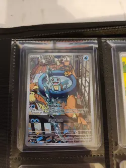 Pokemon Squirtle 148/142 IR Stellar Crown NM - Image 1