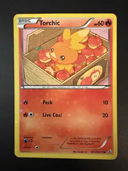 Torchic RC5/RC25 Legendary Treasures Radiant Collection Pokemon Card LP 2013 - Image 1