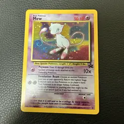 Pokemon Card TCG Mew - Holo Rare Promo Card - WOTC #9 - Image 1