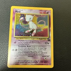 Pokemon Card TCG Mew - Holo Rare Promo Card - WOTC #9 - Image 2