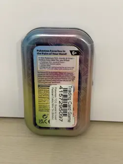 Pokemon Scarlet & Violet Paldean Fates Mini Tin Smoliv NEW/SEALED - Image 2