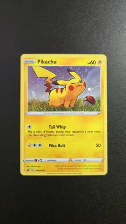 Pikachu SWSH039 Black Star Promo Pokemon Card TCG - Image 1