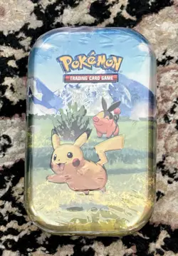 Pokemon TCG Ascended Heroes Mini Tin New/Sealed (Pikachu & Tepig Art Cover) - Image 1